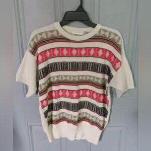 Cozy Multicolor Patterned Women's Sweater